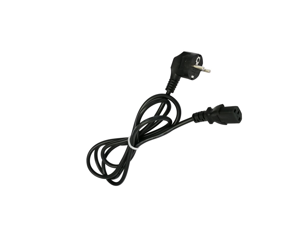 410014C- Câble d'alimentation 3X1mm² noir 2 mètres
