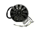 410005 ECM + 410233 (plaque de fixation ) -nouveau -Extracteur de fumées-pour poêles 18/22 kW